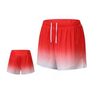 2025 ODM/OEM pantalones cortos de baño para hombres cómodos transpirables de secado rápido 100% poliéster logotipo personalizable 2 colores disponibles - Product Image 2