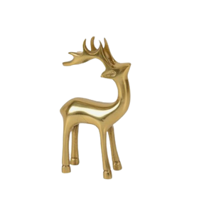 Escultura de mesa Elegante Arte Premium Aluminio Animal Ciervo Hogar Oficina Decoración de mesa Uso en precio al por mayor - Product Image 3