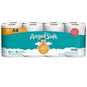 Angel Soft <b>Toilet</b> Paper, 16 = 64 Mega <b>Rolls</b> - Product Image 5