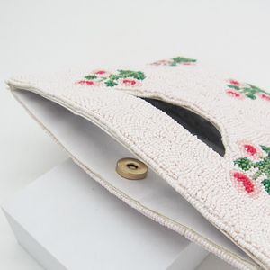 Sac à main en verre multicolore artisanal MS avec poignée, sac à main décontracté, artisanat indien, sac baguette fait à la main - Product Image 2