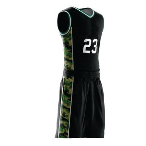 Uniforme de baloncesto con logotipo personalizado de equipo de diseño personalizado al por mayor - Product Image 4