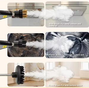 ポータブル高温スチームクリーナー,大型1.2L水タンクスケール付きカーインテリア,カーエンジン - Product Image 2