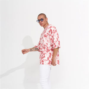 T-shirts pour femmes à manches courtes en coton 100% à l'aspect délavé, coupe ample, épaules tombantes, style streetwear personnalisé - Product Image 3