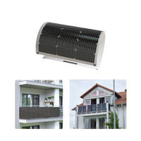 Module photovoltaïque flexible ETFE haute efficacité, panneau solaire flexible monocristallin PERC portable et pliable pour marine, camping-car, voyage, voiture
