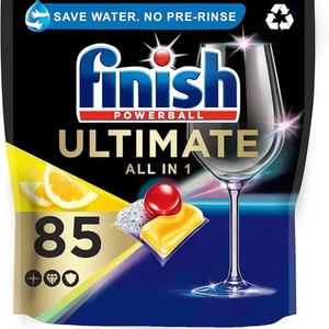 Tabletas para lavavajillas Finish Quantum Ultimate, aroma a limón, 85 tabletas - Product Image 6