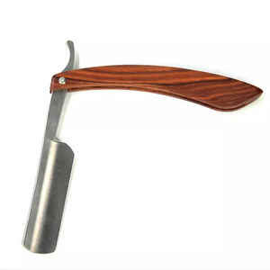 Maquinilla de afeitar recta de afeitar profesional de alta calidad para hombres, maquinillas de afeitar de acero inoxidable - Product Image 3