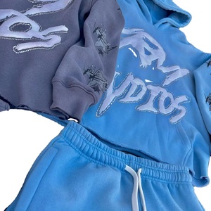 Survêtements de Sport personnalisés à impression bouffante pour hommes Jogging vêtements chauds survêtement décontracté vêtements de mode survêtements fabriqués au Pakistan - Product Image 4