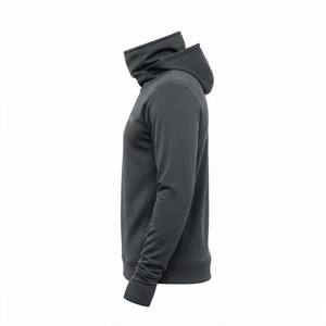 Custom <b>Men</b> Techwear Hoodie with Integrated <b>Face</b> <b>Mask</b> and Thumbhole Cuffs High Neck Ninja Sweatshirt 100% Cotton Winter - Product Image 3