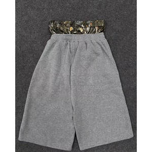 Pantalones cortos ligeros de doble cintura para hombre, con banda elástica, informales, deportivos, de verano, pantalones cortos de doble cintura para hombre - Product Image 4