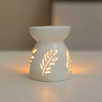 Nouveau Brûleur de Cire en Céramique Style Transfrontalier, Chauffe-Bougie Chalet, Brûleur d'Huile, Lampe Aromatique, Décoration Parfumée pour la Maison et la Chambre, Cadeau