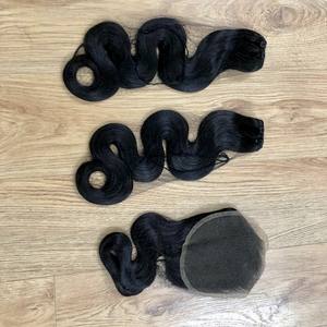Producto en oferta, extensiones de cabello de trama Bodywave, cabello humano 100%, precio al por mayor, la mejor calidad, sin desprendimiento, sin enredos, listo para enviar - Product Image 1