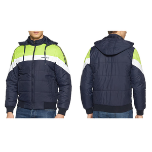 เสื้อแจ็คเก็ตพัฟเฟอร์ผู้ชายแบบมีฮู้ด ผ้าควิลท์ กันน้ำ น้ำหนักเบา พับเก็บได้ ไซส์ใหญ่ ดีไซน์ทรงบับเบิ้ล - Product Image 4