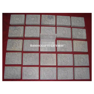 Cajas de tallado de esteatita Natural DE ARTE Floral de la mejor calidad con regalos de aniversario Cajas de propósito de caja de talla de piedra de tamaño estándar - Product Image 1