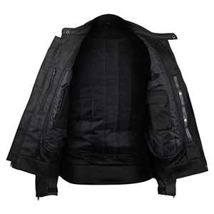 Blouson de moto d'été léger pour homme, en mesh, pour la conduite aventure, avec protections CE et panneaux réfléchissants, respirant et imperméable - Product Image 3