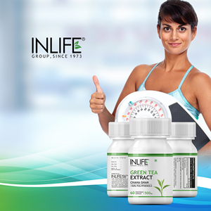 INLIFE 60 Cápsulas Vegetarianas Extracto de Té Verde 500 Mg Quemador de Grasa para Pérdida de Peso Antioxidante 50% Polifenoles para Mujeres Embarazadas - Product Image 4