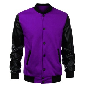 Unisex Cotton Varsity <b>Jackets</b> with Custom Logo Stand Collar Casual <b>Baseball</b> <b>Jacket</b> CollegeBaseballjacket <b>for</b> <b>men</b> - Product Image 1