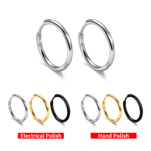 HOVANCI Super Thin <strong>Earring</strong> <strong>Hoop</strong> for Making Jewelry 1.2mm Sleeper <strong>Tiny</strong> Stainless Steel Huggie <strong>Hoop</strong> <strong>Earrings</strong> Kids - Product Image 4