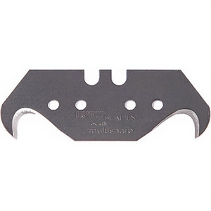 Multisharp Lutz Blades for Utility Knife 10-Piece Dispenser with <b>Hook</b> 48.2mm L X 18.7mm W X 0.65mm S Holes Included - Product Image 3