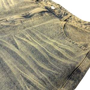 Short en jean surdimensionné avec broderie Baggy Jorts avec motif imprimé Streetwear - Product Image 4