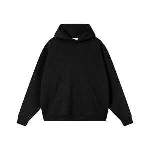 เสื้อมีฮู้ดแขนยาวของผู้หญิงเสื้อมีฮู้ดแขนยาวแบบสวมหัวมีฮู้ดไหล่ตกผ้าฝ้าย380กรัม - Product Image 5