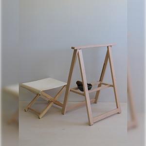 WELL HOME Cavalletto in Legno di Faggio Non Verniciato, Altezza 73cm, per Espressioni Artistiche - Product Image 6