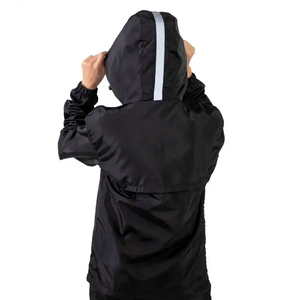 Survêtement coupe-vent personnalisé à fermeture éclair intégrale pour homme, respirant, léger, en nylon tissé, à capuche, avec ensemble coupe-vent - Product Image 6