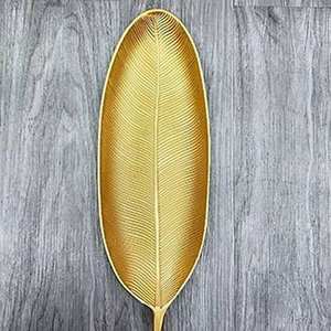 Vente chaude, design moderne, plateau de service en forme de feuille pour la décoration de la maison, table, hôtel, restaurant en aluminium - Product Image 3