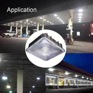 Lampes de stationnement pour tunnel de station de métro, station-service, entrepôt, capteur de mouvement, couverture en polycarbonate, LED anti-éblouissement, étanche IP65, garantie 5 ans - Product Image 4