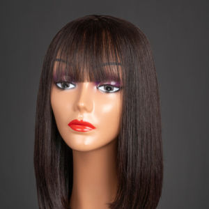 Extensiones humanas vietnamitas de onda recta sedosa de hueso virgen Remy de 8 pulgadas superventas, máquina de doble trama - Product Image 1