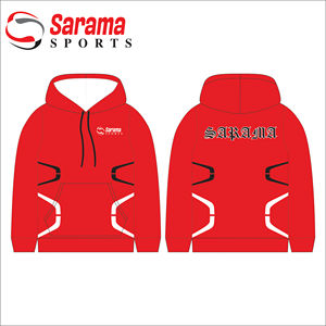 Sudadera con capucha de algodón y poliéster para hombre y mujer, LOGO personalizado Unisex de gran tamaño, sublimación simple - Product Image 2