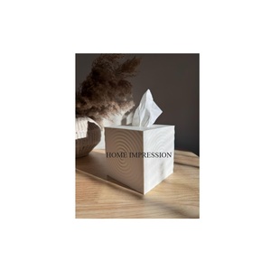 กล่องกระดาษทิชชู่หินอ่อนทรงสี่เหลี่ยมที่วางกระดาษที่ทำด้วยมือสำหรับวางบนเคาน์เตอร์ในห้องน้ำตู้เสื้อผ้าห้องนอนอุปกรณ์สำหรับวางบนโต๊ะตอนกลางคืน - Product Image 1