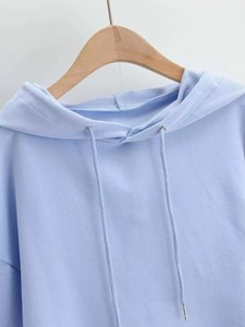 Ropa deportiva informal de moda personalizada 2024 para mujer, Top corto de alta calidad con capucha y chándales para correr para invierno - Product Image 3