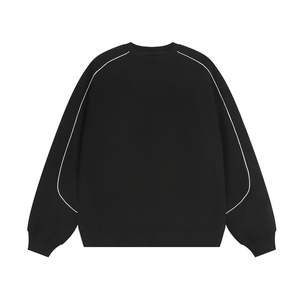 Otoño 380G Heavy Composite Cotton Crew Neck Pullover Sudadera Estilo americano Tidebrand Basic Dropped Shoulder Manga larga Hombres - Product Image 1