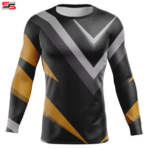 Ropa deportiva de poliéster 100% de manga larga para hombre de etiqueta privada transpirable y sublimada para artes marciales - Product Image 4