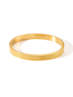 Ensemble de bracelets de fête classiques en or H2 Jewelry E0013 avec fermoir à inscription et design en croix torsadée pour un look élégant