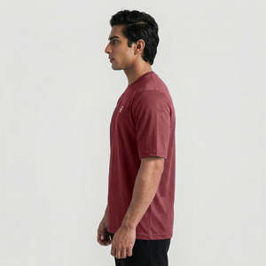 T-shirt de compétition RP 100% coton biologique uni 200 grammes tricoté compressé 100% polyester 100% coton/fibre de bambou/CVC - Product Image 3