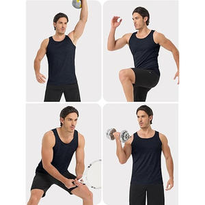 Customized <b>Mens</b> Warm Stringer Gym <b>Singlet</b> Quick Dry Casual Sleeveless Tank Tops <b>for</b> Bodybuilding and Running - Product Image 3