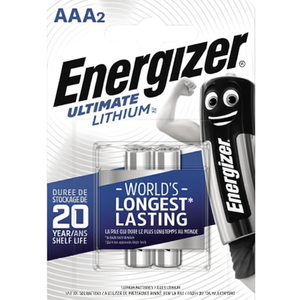 แบตเตอรี่ลิเธียม ENERGIZER Ultimate รุ่น AAA/Micro L92 ขนาด 1.5V 1.250mAh แพ็ค 2 ก้อน - Product Image 3