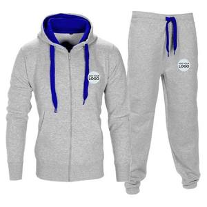 Chándal atlético de 2 piezas para hombre, chándal informal con cremallera completa para correr, conjunto de entrenamiento deportivo, ropa deportiva - Product Image 4