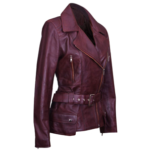 Chaqueta de cuero genuino para mujer personalizada 2026 de alta calidad, chaqueta ajustada de cuero natural - Product Image 6