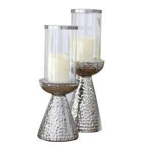 Magnífico candelabro de metal con acabado dorado, artículo decorativo para bodas, hoteles, centros de mesa para cenas. - Product Image 3