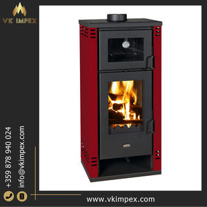 Estufa de leña de acero independiente de diseño moderno Chimenea de bajo consumo de alta calidad Hoteles Dormitorios Distribuidor de confianza - Product Image 2