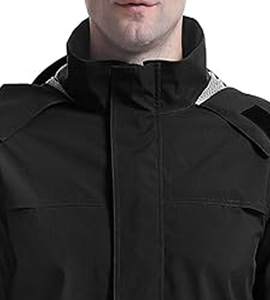 Veste de randonnée imperméable d'extérieur de qualité supérieure respirante coupe-vent à fermeture éclair pour homme - Product Image 2