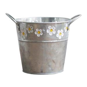 Único cubo de hielo galvanizado nuevo diseño decorativo artículos para el hogar sala de estar Decoración habitación al por mayor fabricante exportador - Product Image 1