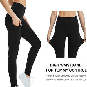 Short de yoga respirant taille basse pour femme Pantalon de sport avec logo avant Motif solide Lavé à séchage rapide Vêtements de sport 1 pièce - Product Image 5