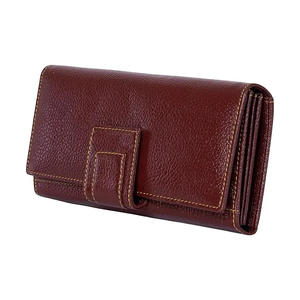 Pochettes pour femmes en cuir de vachette tendance, fermeture éclair robuste, légères, taille et couleur personnalisables, prix de gros pour la vente en ligne - Product Image 1