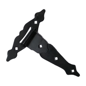 Bisagras decorativas de hierro con acabado mate, bisagras para puertas de portón, bisagras anticorrosivas para instalaciones de armarios pesados - Product Image 3