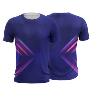 การพิมพ์ที่กําหนดเองสําหรับผู้ชายเสื้อยืดระบายอากาศเสื้อยืดผู้ชายแฟชั่นโลโก้พิมพ์ USA ขนาดเสื้อยืดผู้ชายฤดูร้อนแขนสั้นสําหรับขาย - Product Image 3