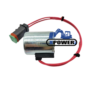 Nouvelle bobine de solénoïde noire pour pièces d'excavatrice sur chenilles XPower 428D 430D 432D 436C 438C 130-0013 1300013 - Product Image 2