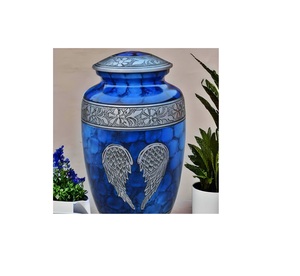 Home Decor Solid Aluminium Cremation <b>Urn</b> for Human <b>Ashes</b> OEM ODM Customized European Style Metal Cremation Adult <b>Urn</b> - Product Image 5